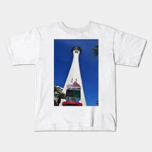 Stratosphere Tower Las Vegas Nevada America Kids T-Shirt